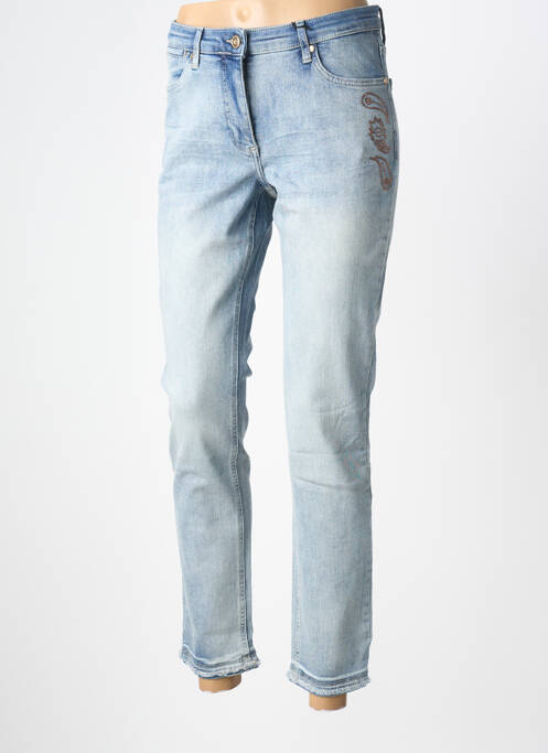 Jeans coupe droite stretch taille normale bleu BETTY BARCLAY femme