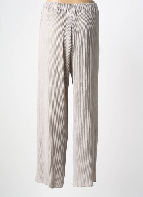 Pantalon large coupe fluide taille normale gris MARIA BELLENTANI femme