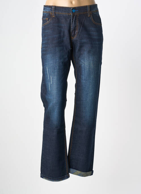 Jeans coupe droite stretch taille normale bleu PIONEER femme