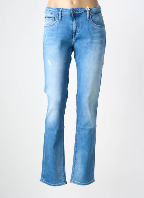 Jeans coupe slim stretch taille normale bleu TOMMY HILFIGER femme