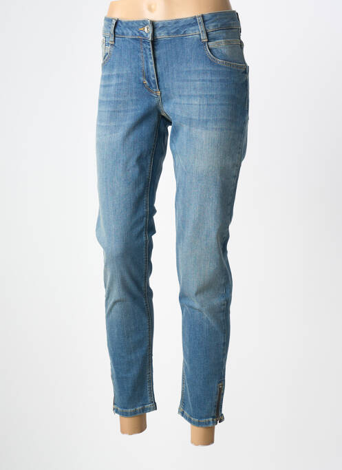 Jeans coupe slim stretch taille normale bleu BETTY BARCLAY femme