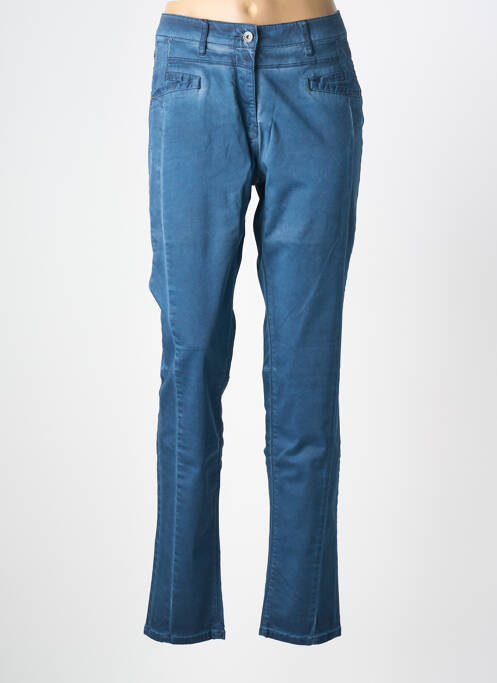 Pantalon droit bleu SANDWICH femme