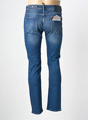Jeans coupe slim stretch taille normale bleu SERGE BLANCO homme