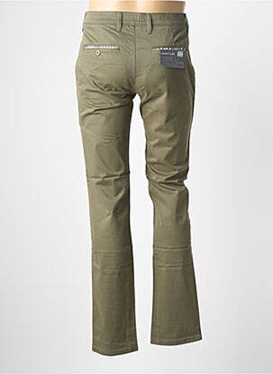 Pantalon chino tissage popeline taille normale vert PIONEER homme