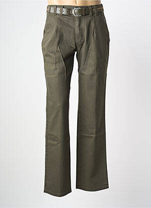 Pantalon chino poches taille normale vert PIONEER homme