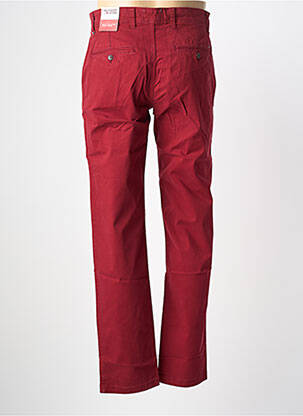 Pantalon chino stretch taille normale rouge TOMMY HILFIGER homme