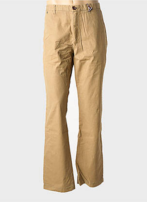 Pantalon chino tissage popeline taille normale beige TOMMY HILFIGER homme