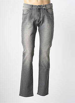 Jeans coupe slim stretch taille normale gris PIONEER homme