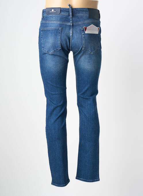 Jeans coupe slim stretch taille normale bleu SERGE BLANCO homme