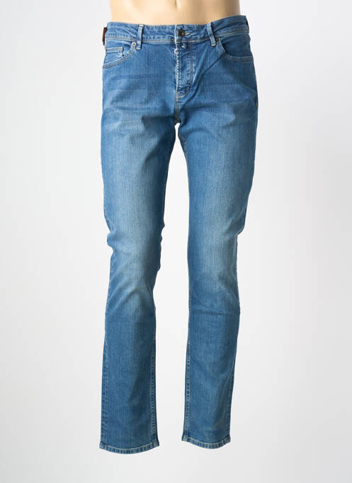 Jeans coupe slim stretch taille normale bleu SERGE BLANCO homme