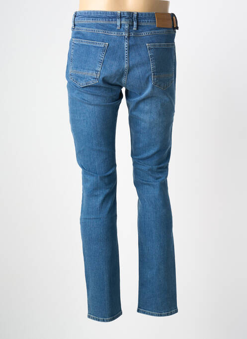 Jeans coupe slim stretch taille normale bleu SERGE BLANCO homme