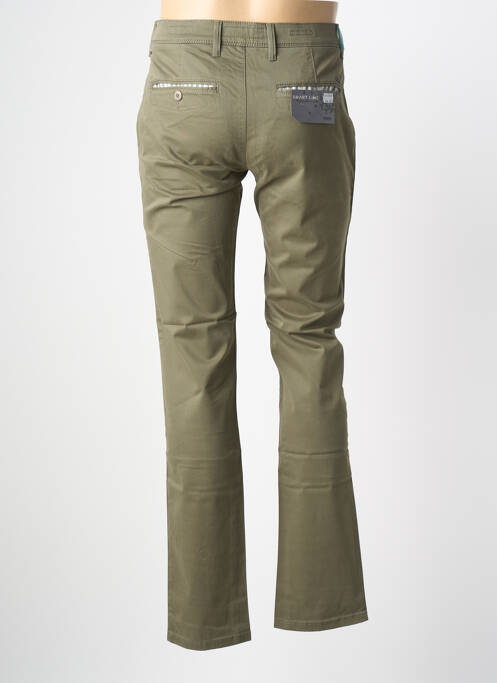 Pantalon chino tissage popeline taille normale vert PIONEER homme