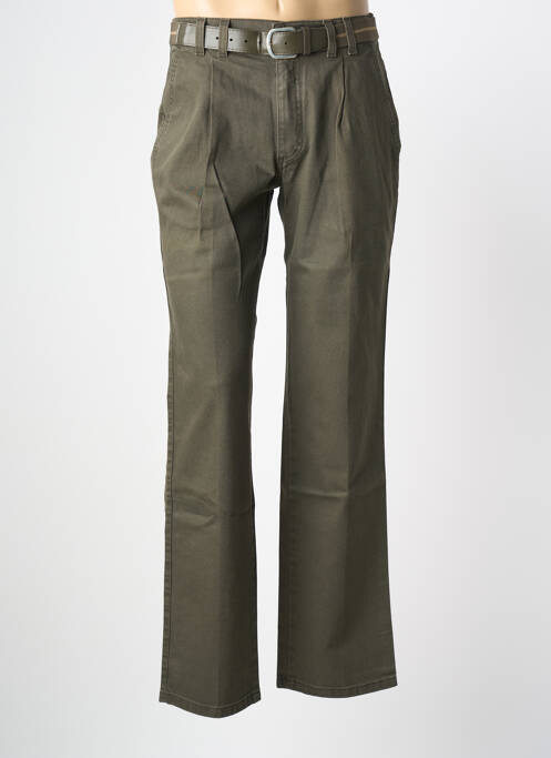 Pantalon chino poches taille normale vert PIONEER homme