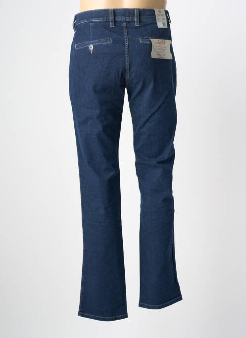 Pantalon chino stretch taille normale bleu PIONEER homme