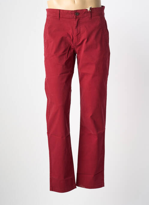 Pantalon chino stretch taille normale rouge TOMMY HILFIGER homme