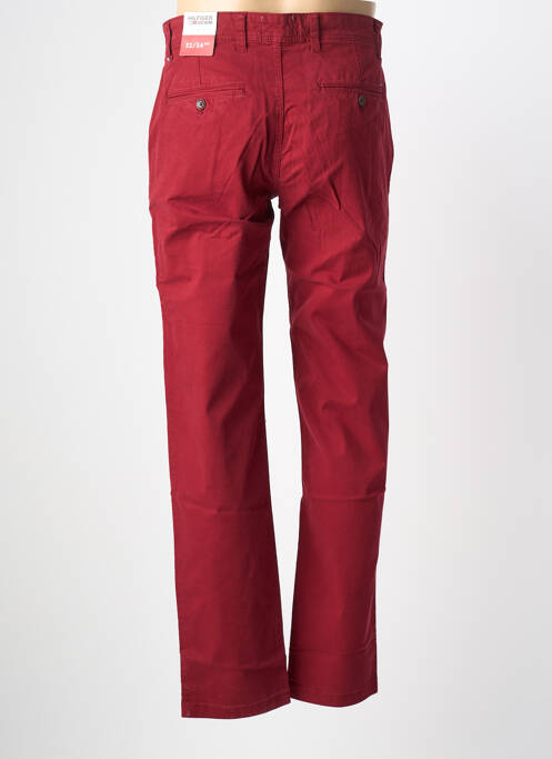 Pantalon chino stretch taille normale rouge TOMMY HILFIGER homme