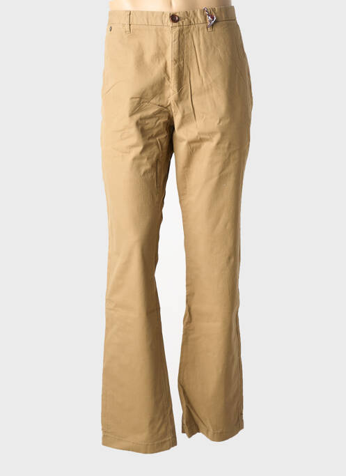 Pantalon chino tissage popeline taille normale beige TOMMY HILFIGER homme
