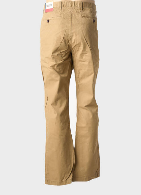 Pantalon chino tissage popeline taille normale beige TOMMY HILFIGER homme