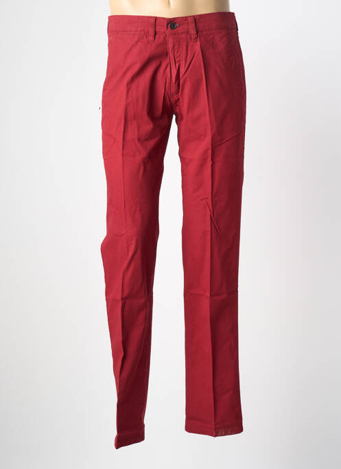 Pantalon chino stretch taille normale rouge PIONEER homme