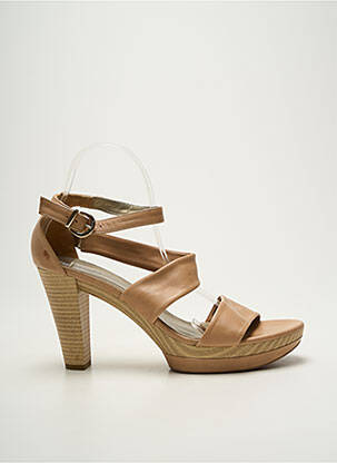 Sandales/nu pieds fermeture bride(s) talon haut de 10cm et plus beige NERO GIARDINI femme
