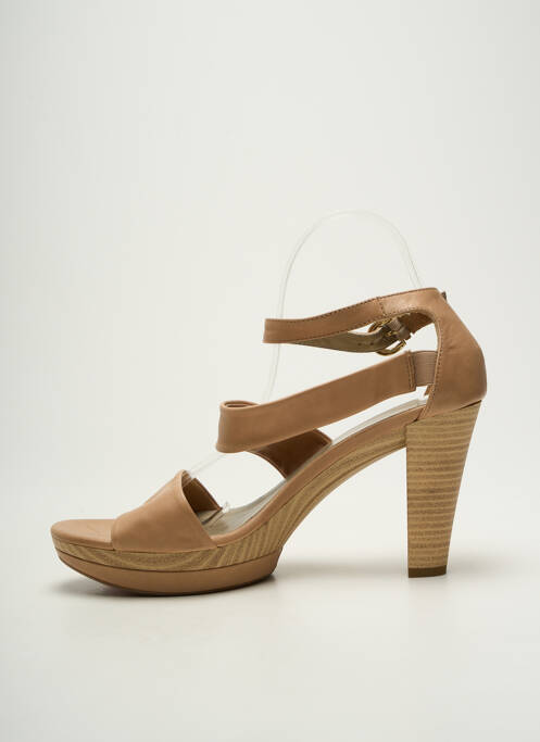 Sandales/nu pieds fermeture bride(s) talon haut de 10cm et plus beige NERO GIARDINI femme