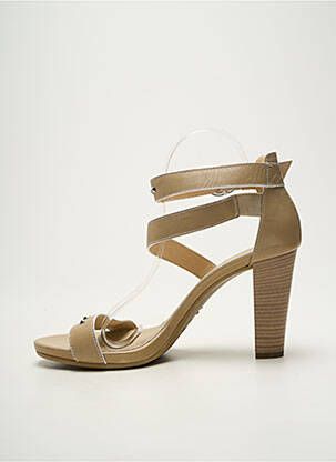 Sandales/nu pieds talon aiguille talon haut de 10cm et plus beige NERO GIARDINI femme