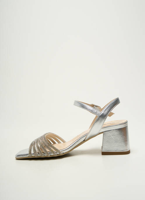 Sandales/Nu pieds argent NERO GIARDINI femme