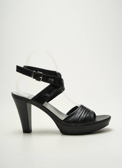 Sandales/Nu pieds noir NERO GIARDINI femme