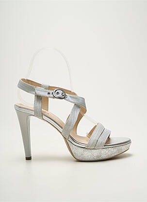 Sandales/Nu pieds argent NERO GIARDINI femme