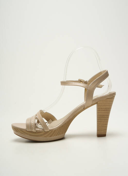 Sandales/nu pieds type de semelle amortissante talon haut de 10cm et plus beige NERO GIARDINI femme