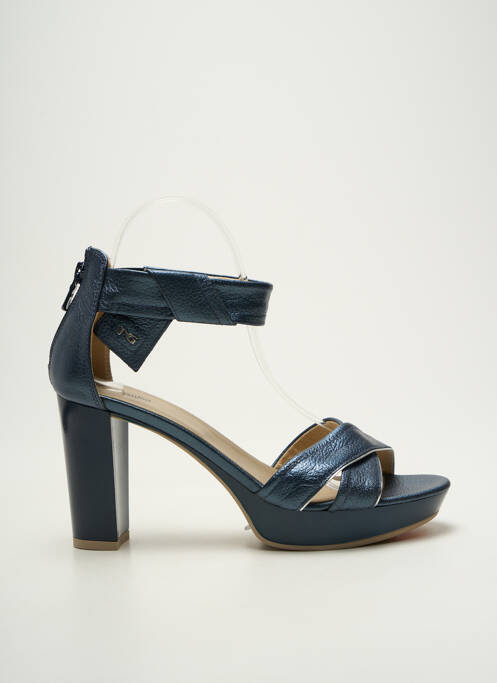 Sandales/Nu pieds bleu NERO GIARDINI femme