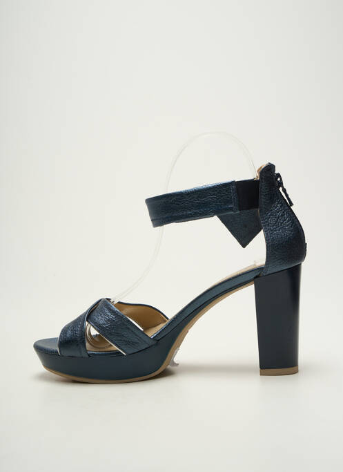 Sandales/Nu pieds bleu NERO GIARDINI femme