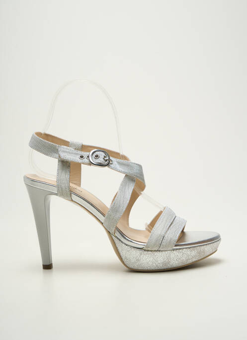 Sandales/Nu pieds argent NERO GIARDINI femme