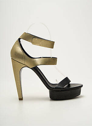 Sandales/nu pieds talon aiguille talon haut de 10cm et plus or VIC MATIE femme