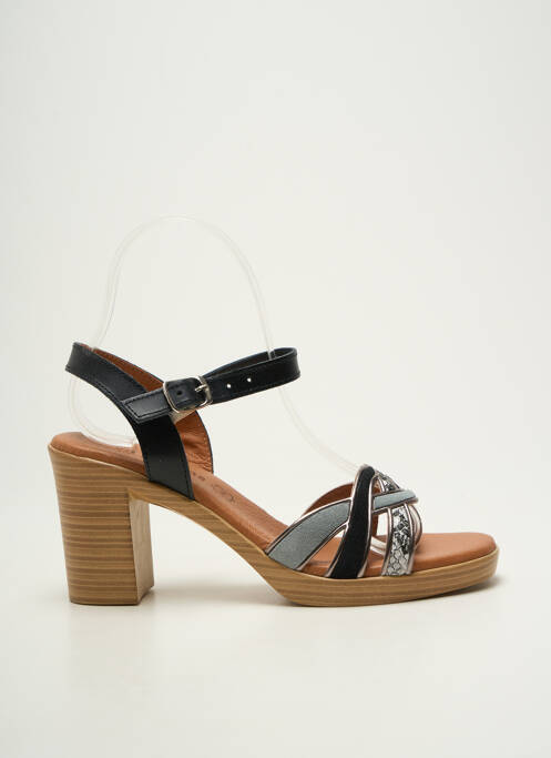 Sandales/Nu pieds noir EVA FRUTOS femme