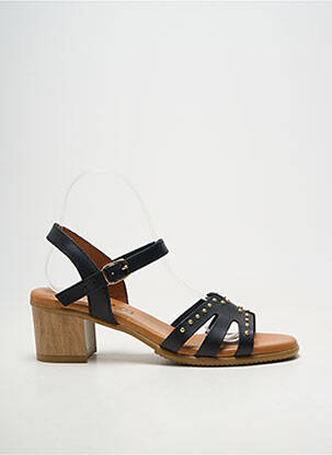 Sandales/nu pieds type de semelle amortissante talon de 4 à 6cm noir EVA FRUTOS femme