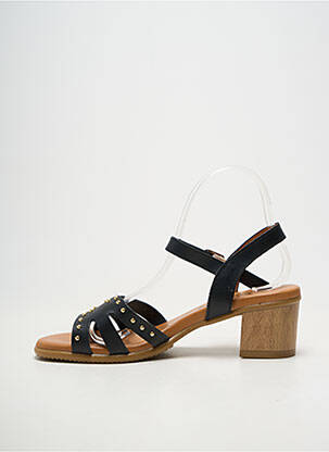 Sandales/nu pieds type de semelle amortissante talon de 4 à 6cm noir EVA FRUTOS femme
