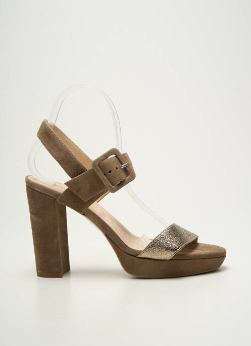 Sandales/nu pieds talon bottier talon haut de 10cm et plus marron NERO GIARDINI femme