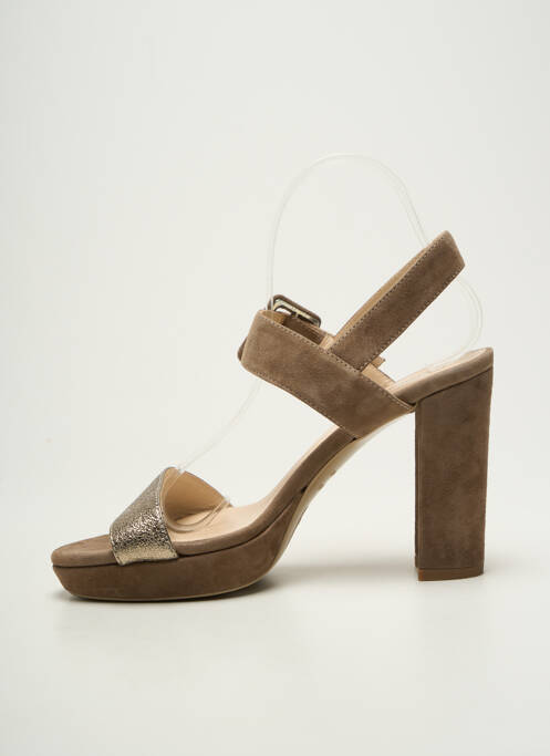 Sandales/nu pieds talon bottier talon haut de 10cm et plus marron NERO GIARDINI femme