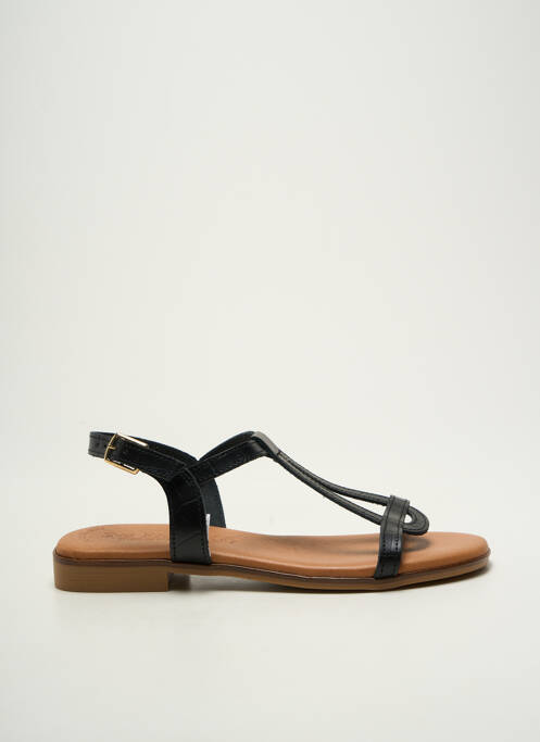 Sandales/Nu pieds noir EVA FRUTOS femme