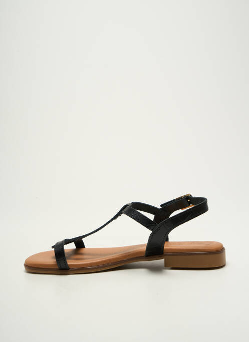 Sandales/Nu pieds noir EVA FRUTOS femme