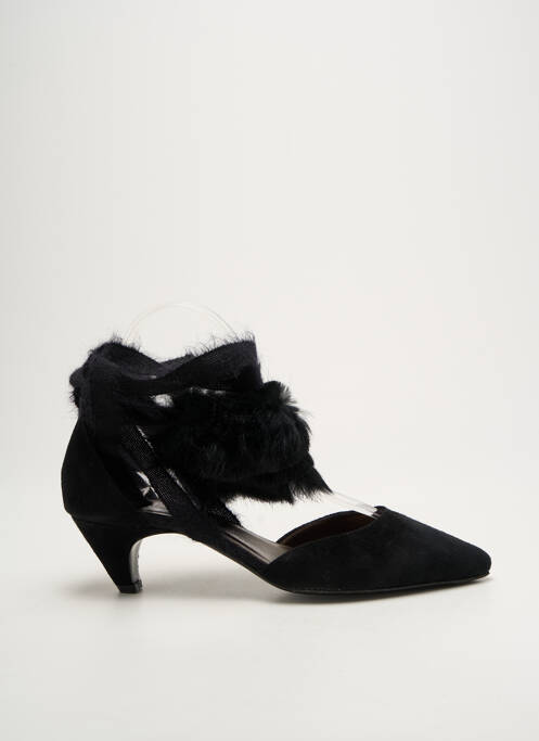 Escarpins bout pointu talon de 4 à 6cm noir AGL femme