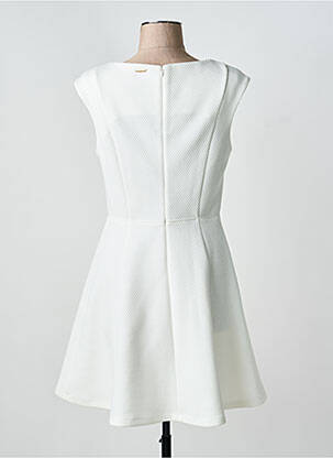 Robe courte sans manche sans manche blanc ONE STEP femme