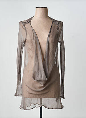 Top manches longues gris ELIANE ET LENA femme