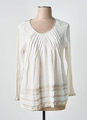 T-shirt manches longues manches longues blanc VILLARET femme