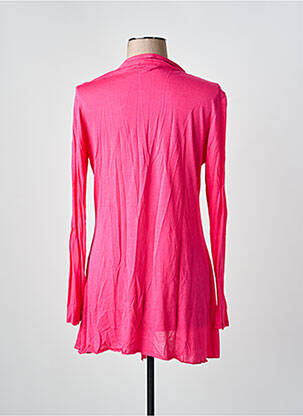 Veste casual col rond rose ELIANE ET LENA femme
