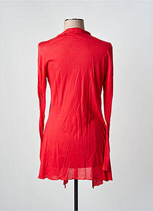 Veste casual col rond rouge ELIANE ET LENA femme