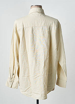 Chemisier coupe droite manches longues beige ZARA femme