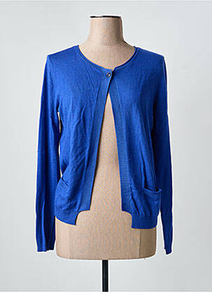 Gilet manches longues coupe cintrée bleu HARRIS WILSON femme