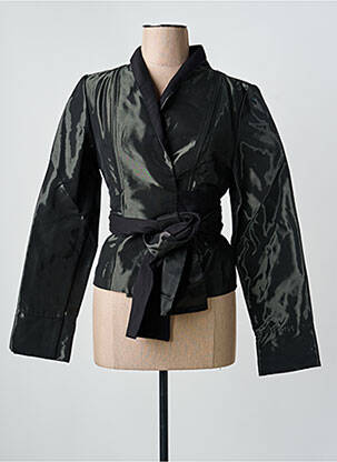 Veste casual coupe cintrée noir SARAH PACINI femme